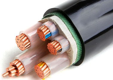 낮은 전압 고압선, PVC IEC 60502에 넣어지는 격리되는, 0.6/1 kV 3+2 핵심 XLPE 비무장 &amp; 기갑